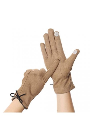 LUOXUEFEI Gants Hiver Femme Mitaines À Écran Tactile Chaud Femmes Gants De Conduite Minces