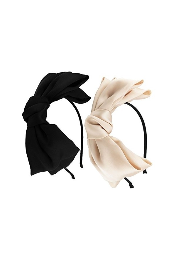 Yueton Lot de jolis rubans à nœud pour cheveux avec nœud pour filles et femmes