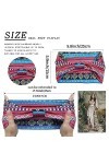 Kavya 4 Pièces Bandeau Cheveux Femme Large élastique Doux Boho Bandeaux Imprimé Léopard Yoga Sport Headband Multicolore Serre