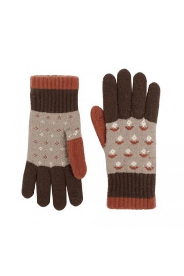DondPO Gants Femme Hiver Chaud, écran Tactile Hiver Coupe-vent Gloves Gants Tricoté Chaud Epais Elegants Gants en Tricot Gant