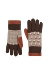 DondPO Gants Femme Hiver Chaud, écran Tactile Hiver Coupe-vent Gloves Gants Tricoté Chaud Epais Elegants Gants en Tricot Gant
