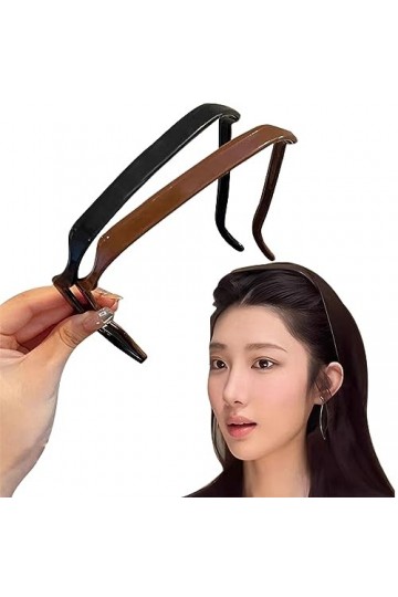 Cerceau de Cheveux Invisible,Bandeaux pour Cheveux Bouclés,Cheveux épais et Bouclés,Bandeau Carré pour Lunettes De Soleil,Out