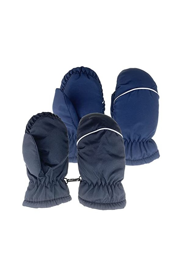 Mitaines Enfants Gants Filles bébé Gants garçons Complet 2 Paires extérieur Hiver Chaud Doigt Ski Enfants Gants Gants Cuisine