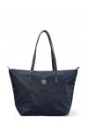 Tommy Hilfiger Poppy Tote, Sacs de plage femme, Blue Tommy Navy , 13x32x48 cm W x H L 