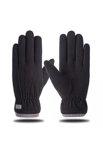 Gants dhiver chauds pour femme avec doublure épaisse pour écran tactile