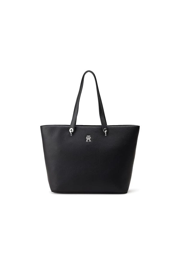Tommy Hilfiger Sac fourre-Tout avec emblème Th, Femme, Noir