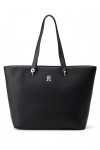 Tommy Hilfiger Sac fourre-Tout avec emblème Th, Femme, Noir