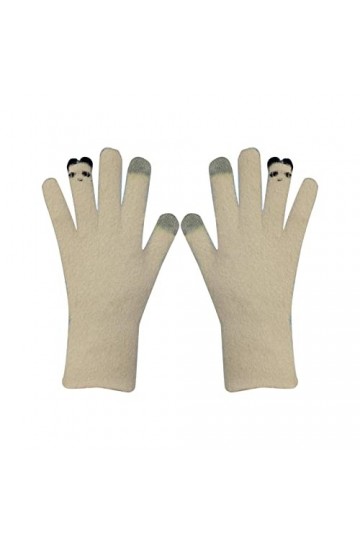 DondPO Gants Noir Femme, Chaud Plein Air Outdoor Gants Tricoté Gants Coupe-Vent Hiver Ski Gloves Gants Mitaine Mitaines Trico