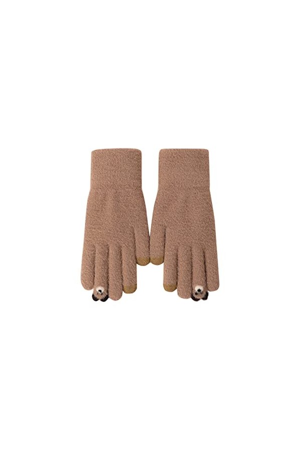 DondPO Gant Moto Hiver Coupe Cyclisme Gloves Mitaines écran Tactile Thermiques Sport Gants Mitaine Gants en Tricot Mitaines T