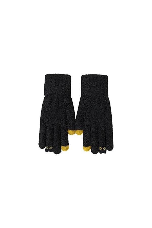 DondPO Gant Moto Hiver Chaud Coupe-Vent Epais Mitaines Gloves Cadeaux écran Tactile Outdoor Mitaines Tricotées Gants en Trico