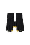 DondPO Gants Hiver, Hiver Outdoor Coton Mitaines Gants écran Tactile Chaud Velo Gants en Tricot Gloves Gants Mitaine Coupe-ve