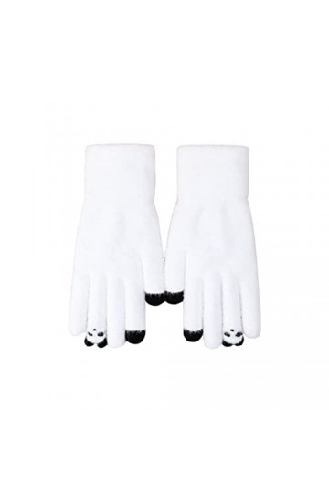 DondPO Gants Femme Hiver Coupe-vent Elegants Hiver Gants Mitaine Gloves Epais Outdoor Chaud Gants Tricoté Gants Mitaines écra