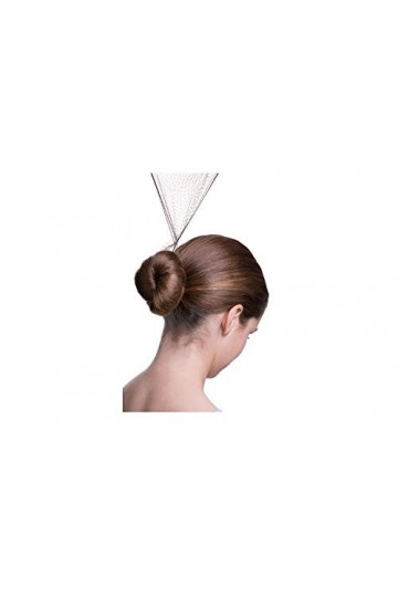 Bloch Lot de 3 Filets à Cheveux Bandeau, Marron, Taille Unique Mixte Adulte