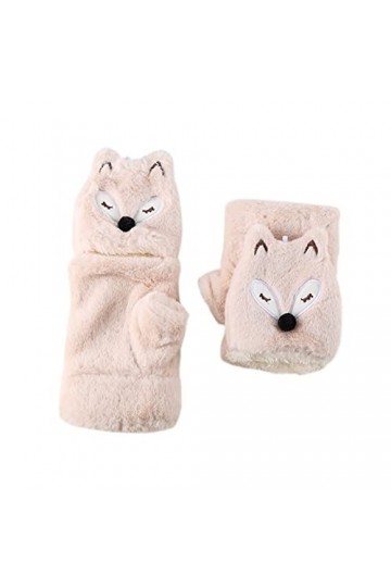 Gants dhiver pour femme - Imperméables - En fausse fourrure - Pour temps froid