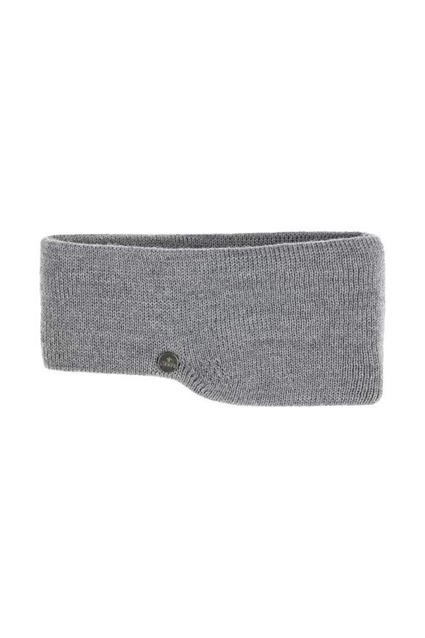 Lierys Bandeau Fine Merino Femme/Homme/Enfant - Made in Germany protège-oreilles avec doublure automne-hiver - taille unique 