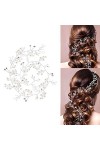 100cm Bijoux Cheveux Perles Cristal Serre Tête Guirlande Bandeau Headband Bandeaux de Mariage Accessoires Cristaux et Strass 