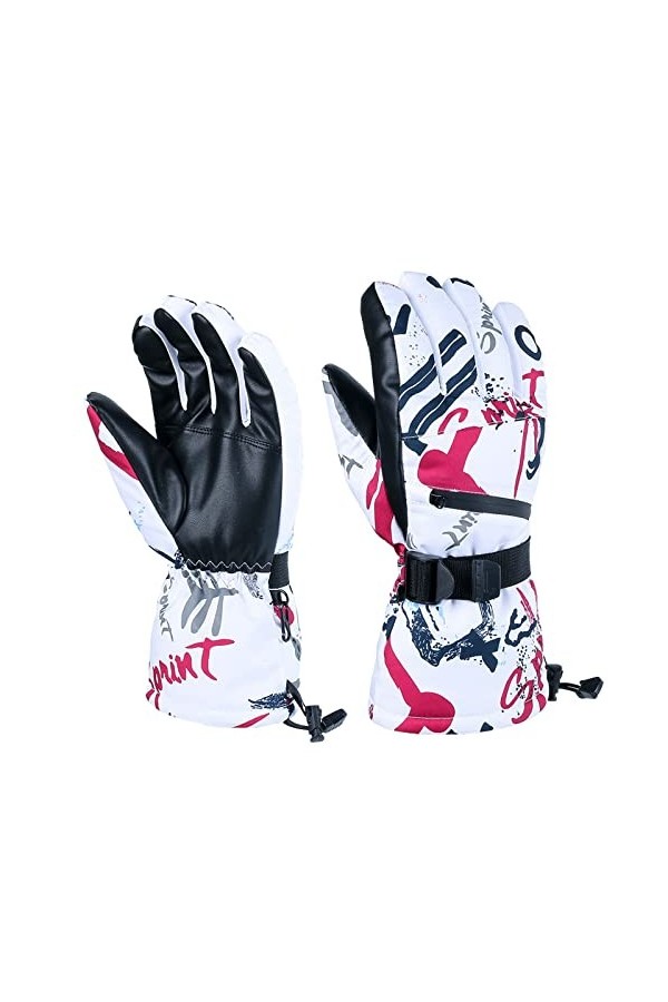MYLH Gants dhiver chauds - Gants de ski pour femme - Gants thermiques pour homme - Protection contre le froid - Gants de ran