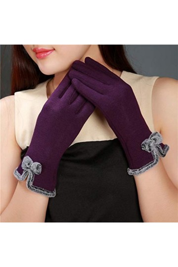 LUOXUEFEI Gants Gants À Écran Tactile pour Femmes, Automne Hiver, Mitaines Chaudes, Gants, Gants DExtérieur pour Femmes