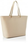 Tommy Hilfiger Cabas Femme Sac TH Timeless Med Tote Fermeture Éclair, Beige Beige , Taille Unique