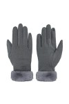 Gants dhiver Chauds pour Femme Gants à Ecrans Tactiles Gant Moufle en Polaire Thermique Gants en Laine Polaire Coupe-vent él