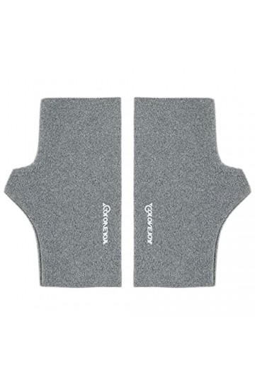 GIBZ Gants Hiver Sans Doigts pour Femme Polaire Chaud Gants à Écran Tactile pour Temps Froid, Rose Moufles 