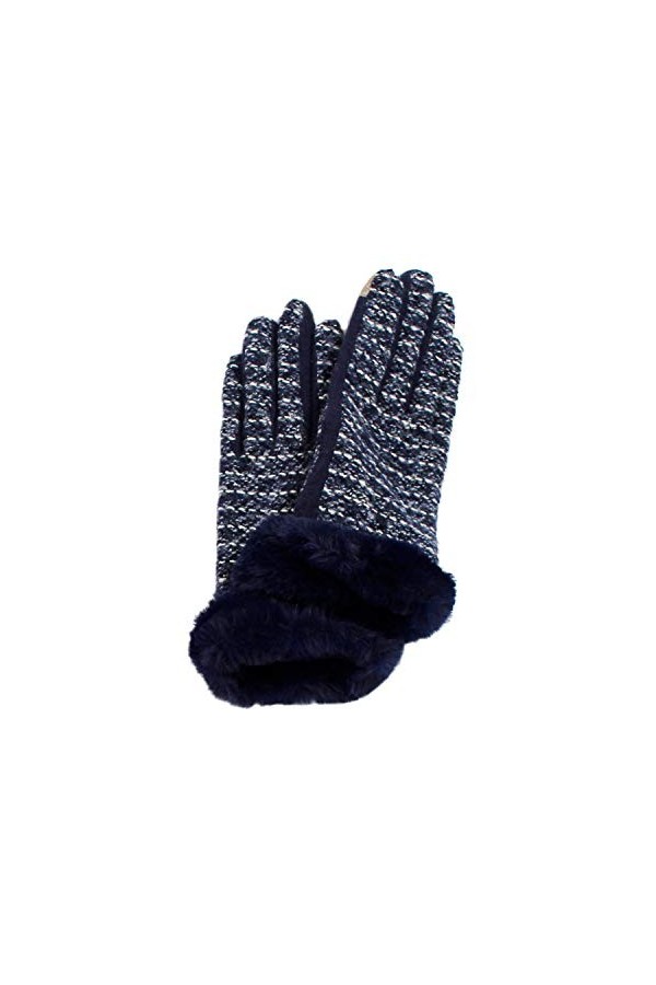 FOR TIME Guantes Invierno Gants pour Temps Froid, Burdeos, Único Femme