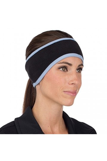 TrailHeads Queue de Cheval Bandeau des Femmes - Noir/Bleu Vrai