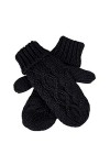 Gants Tricotés Hiver Mitaines avec Corde Doux Mitaines en Peluche Chaud Simples Elegants Couleur aléatoire 1 Paire Blanc 