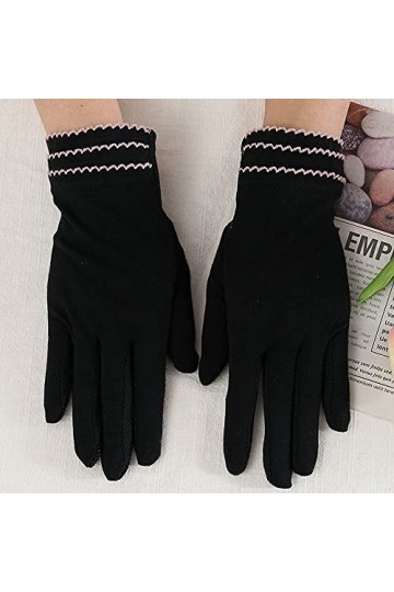 Yoaodpei Conduite des Gants de crème Solaire, Un Gant Mince de Coton Pur de Coton de Femme, Un Rayon de Voyage extérieure Cou