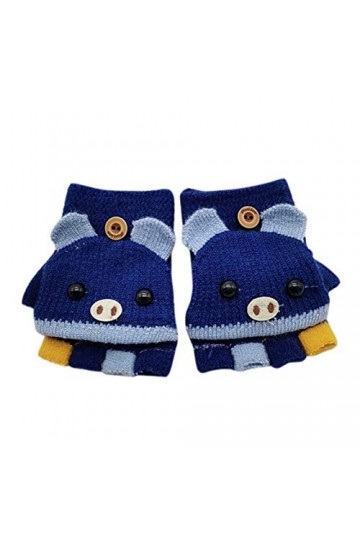 Gants tricotés Gants dhiver tricotés pour Enfants | Gants pour Enfants, Gants Chauds et tricotables, Couvre-Chef Rabattable,