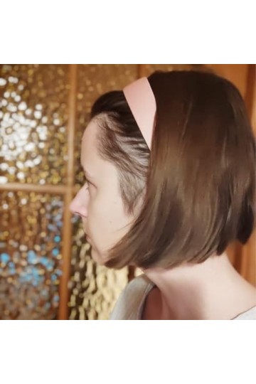 JOYOYO Lot de 6 bandeaux larges en satin - Colorés - Antidérapants - Pour femme et fille - 2,5 cm de large