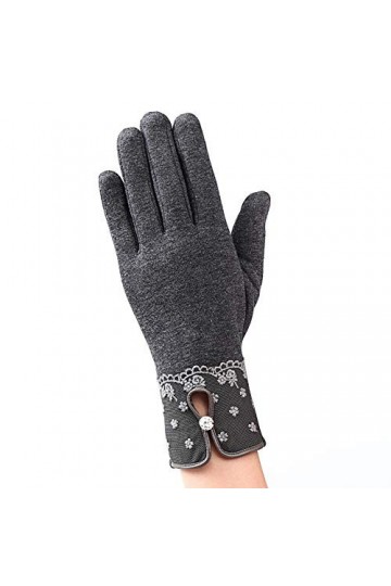 LUOXUEFEI Gants Gants pour Femmes Gants À Écran Tactile Gants dhiver Mitaines Chaudes À Doigts Complets