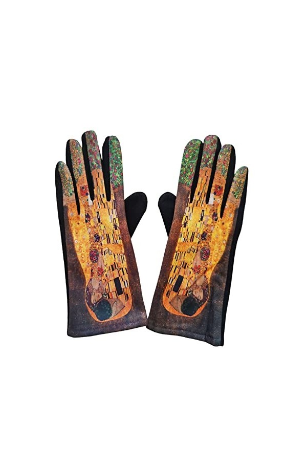 Toocool Van Gogh Klimt Gants dhiver élégants peintres WS-C65, Nuit étoilée., Taille unique