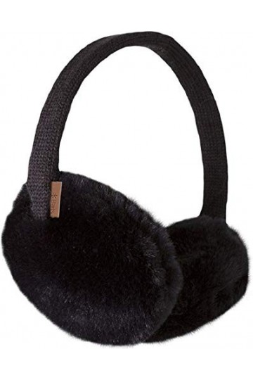 Barts Plush Earmuffs Cache-Oreilles Femme, Noir Schwarz , Fabricant: Taille Unique
