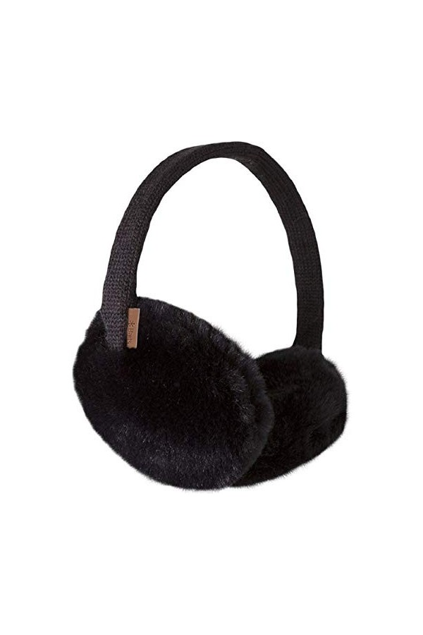 Barts Plush Earmuffs Cache-Oreilles Femme, Noir Schwarz , Fabricant: Taille Unique