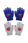 INOOMP Lot de 5 paires de moufles de snowboard pratiques - Gants chauds et coupe-vent pour enfants