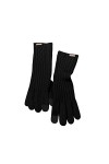 liangp Gants sans doigts pour femme - Noir - Gants dhiver doux et chauds en tricot - Pour lhiver et lautomne - Unisexe - L