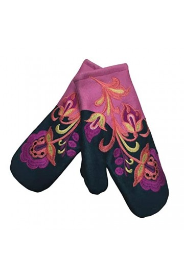 YAHOM Gants en Cachemire pour Femmes Gants en Tricot pour Femmes Gants en Molleton Chauds pour Femmes Mitaines sans Doigts av