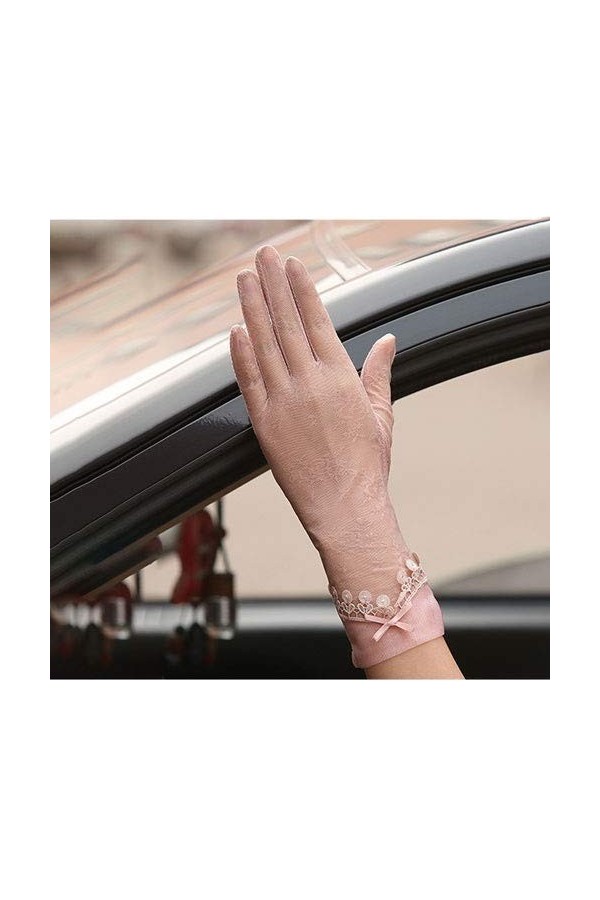 Yoaodpei Gants À Écran Tactile Floral De Printemps Et Dété pour Femmes Gants De Fête De Mariage Mitaines Anti-glissage Condu