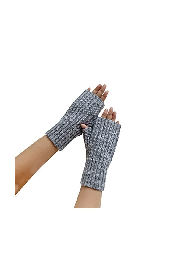 Mitaines Mitaines Poignet Mitaines Tricotées Mitaines Tricotées Tricotées Poignet Hiver Automne Bras Filles Kawaii Longueur U