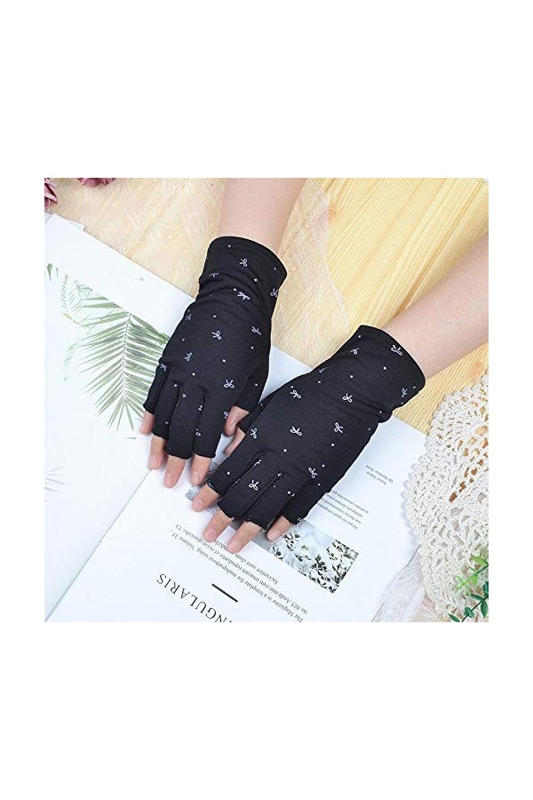 Gants sans Doigts pour Femmes,Mode Hiver Travail Gants Thermiques pour Fille Gants sans Doigts Écran Tactile Gants Demi-Doigt