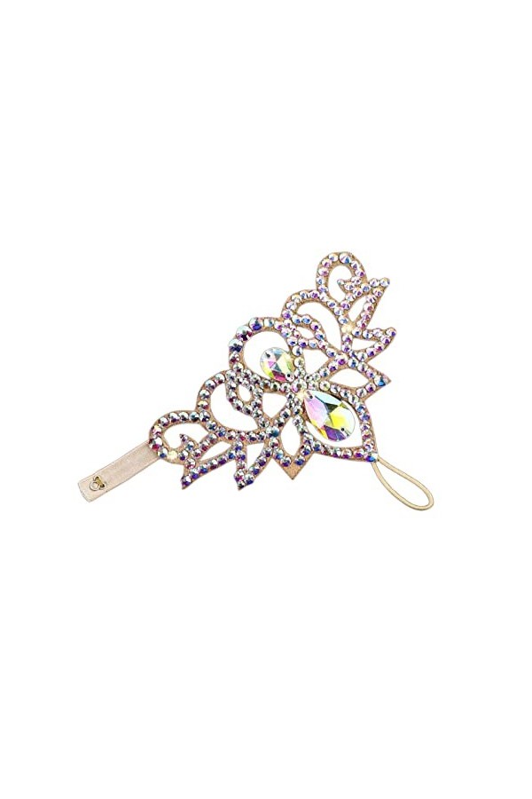 Leeadwaey Bracelet de danse du ventre pour femme - Accessoires de costume pour célébration et performance, multicolore, 18 x