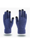 Lebooa Gants en Tricot dhiver, Gants à écran Tactile épaissié de Chaleur, Smartphone Cyclisme en Plein air fonctionnant pour