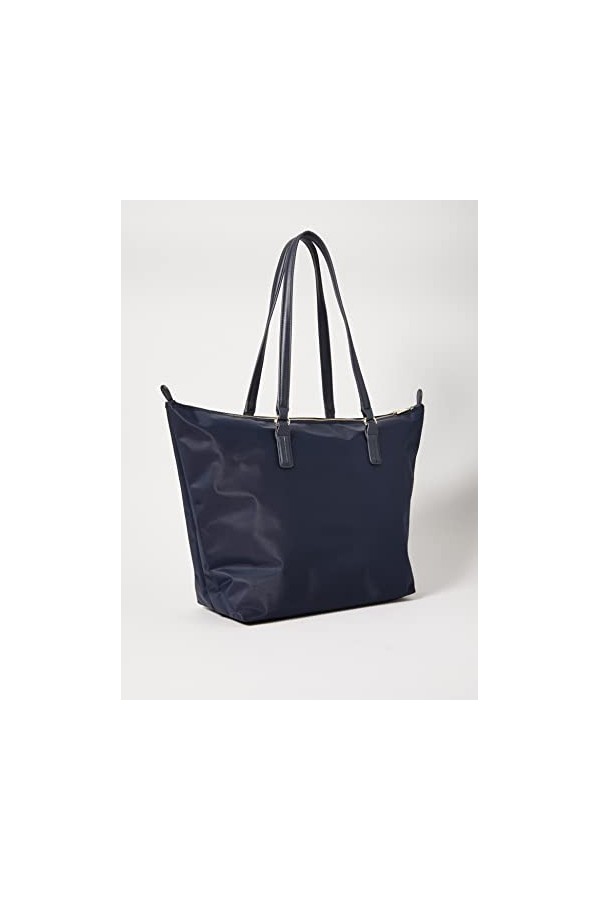 Tommy Hilfiger Sac Femme Poppy TH Sust Tote Fermeture Éclair, Bleu Desert Sky , Taille Unique