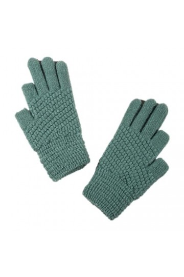 Gants Femme Gants Chauds DAutomne Et DHiver En Tricot Pour Étudiants Écran Tactile Vert