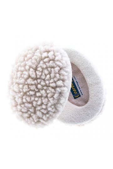 Earbags Fleece Lammfell Imitat, Farbe wollweiß, Größe L