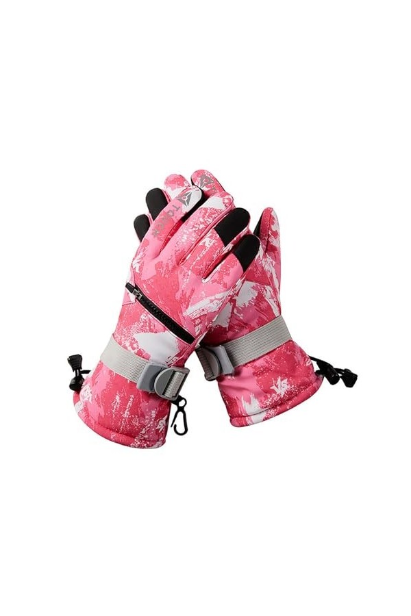 Gants Chauds Gants Pour Robe De Mariage,Gants Travail Gants Fin Moufles Homme Polaire Led Flashlight Waterproof Gloves Bonnet