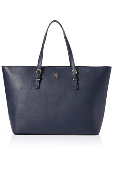 Tommy Hilfiger Intemporel, TH Timeless Med Tote Corp Femme, Navy Corporate, Medium