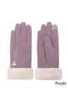 WSTYCSST Gants dhiver Femme Écran Tactile Imperméable À leau en Plein Air Épais Gants Chauds Femelle Moufles Élastiques