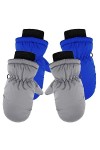 Doigt Hiver Enfants Gants Imperméable À leau Ski Mitaines Gants Plein Enfants À Lextérieur 2 Paires Filles Garçons Chaud Bé